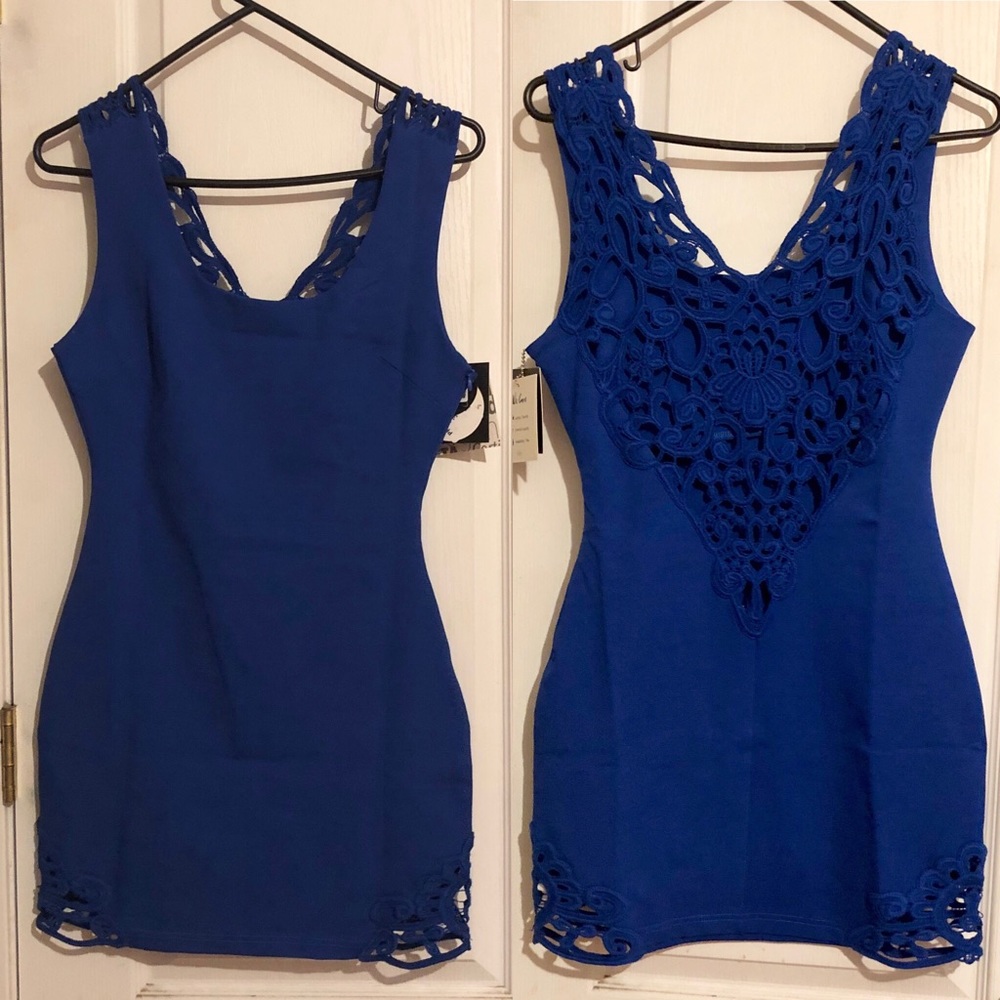 Royal blue dress